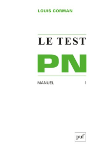 le test pn : manuel, tome 1