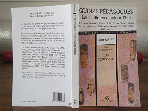 quinze pedagogues leur influence aujourd'hui