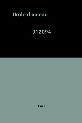 Drôles d'oiseaux