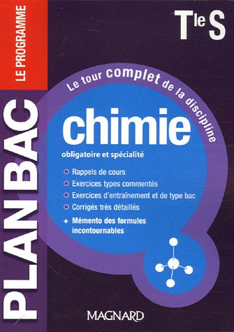 Chimie obligatoire et spécialité terminale S : le programme