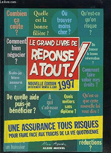 grand livre de "réponse à tout" 1997