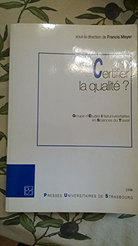 Certifier la qualité