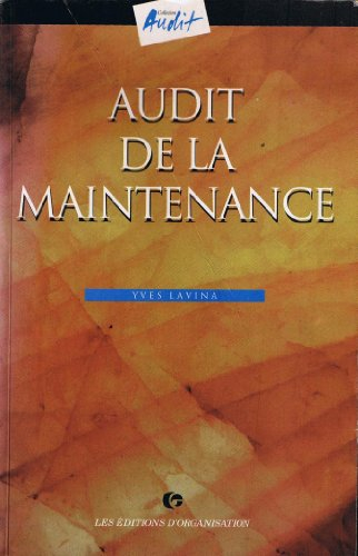 Audit de la maintenance