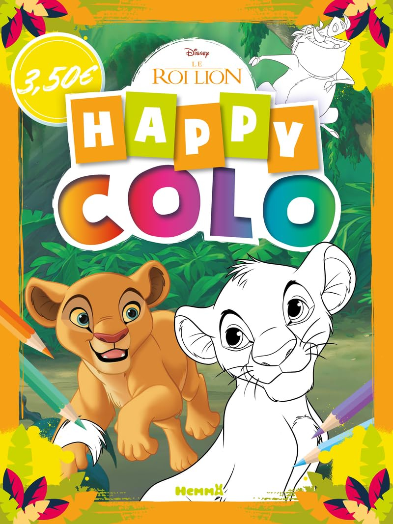 Disney Le Roi Lion : Happy colo (Nala et Simba)