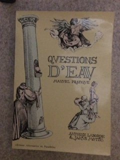 manuel pratique de l'eau : promenade en eau trouble