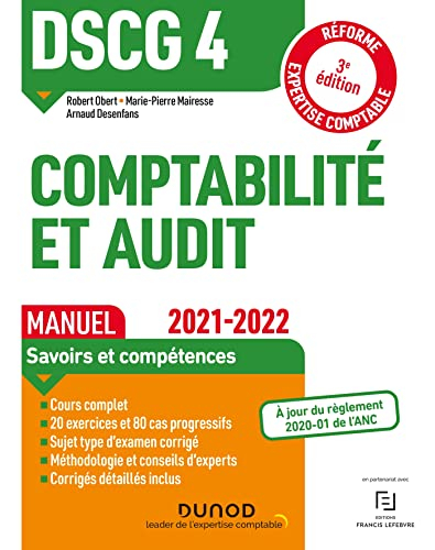 DSCG 4, comptabilité et audit : manuel : réforme expertise comptable, 2021-2022