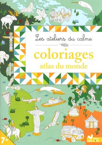 Coloriages atlas du monde