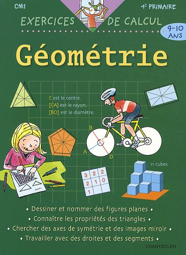 Géométrie CM1-4e primaire, 9-10 ans