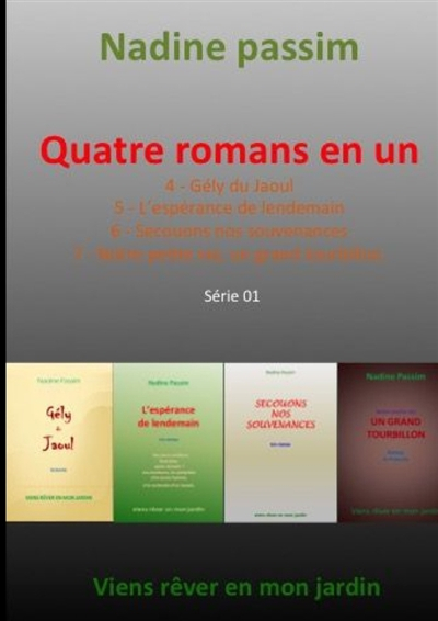 4,5,6,7 livres romans en 1