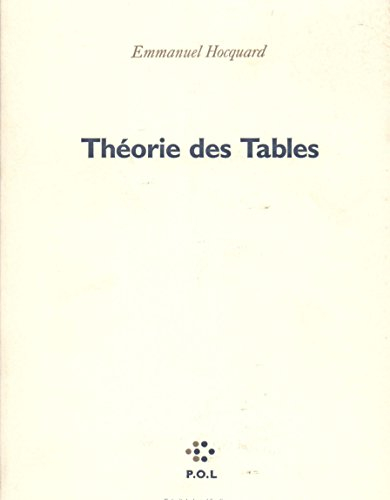 Théorie des tables