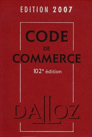 Code de commerce 2007