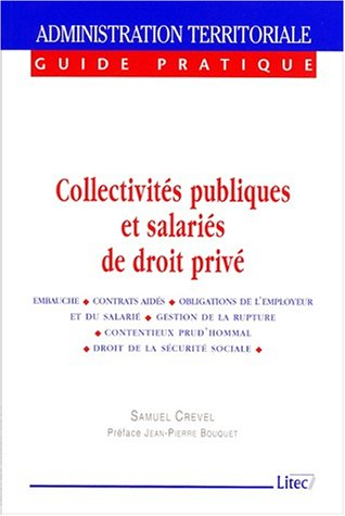 Droit du travail applicable dans les collectivités territoriales 2001