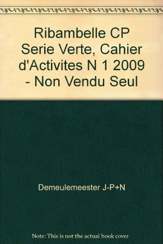 Ribambelle CP, série verte