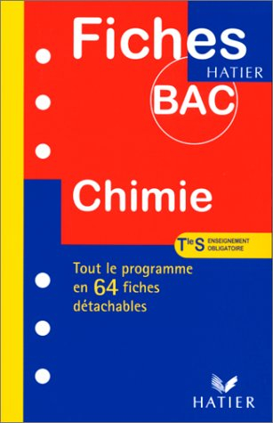 fiches bac chimie, terminale s, enseignement obligatoire