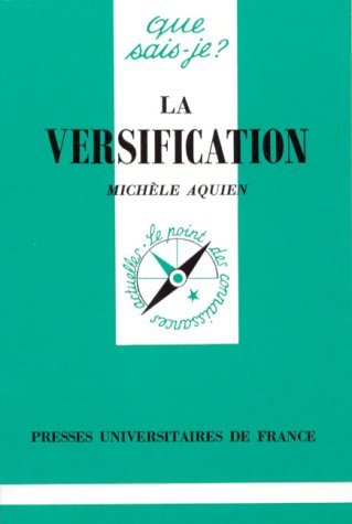 la versification, 4e édition