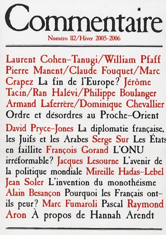 Commentaire, n° 112
