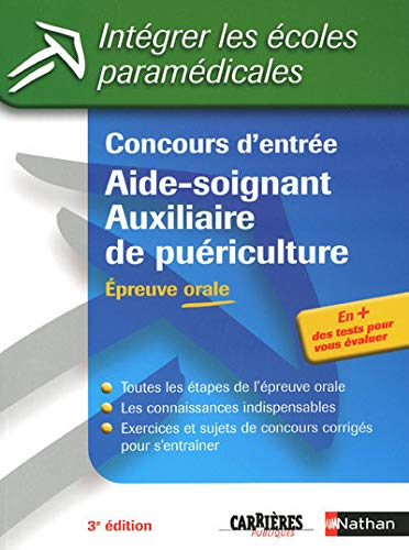 Concours d'entrée aide-soignant, auxiliaire de puériculture : épreuve orale