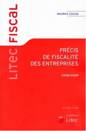 Précis de fiscalité des entreprises : 2008-2009