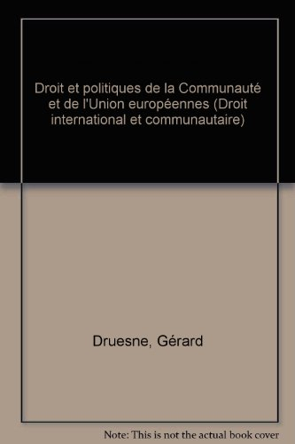 droit et politiques de la communaute et de lunion europeenne