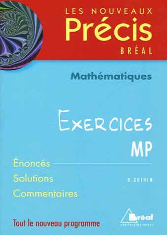 Mathématiques : exercices MP