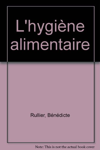 l'hygiène alimentaire
