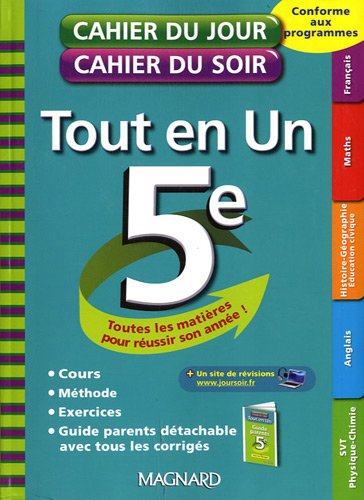 Tout en un 5e : toutes les matières pour réussir son année ! : cours, méthode, exercices, guide pare