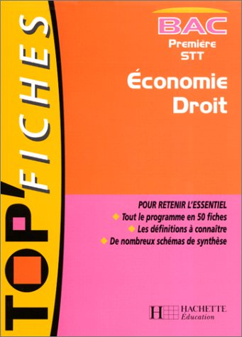 economie droit, 1re stt