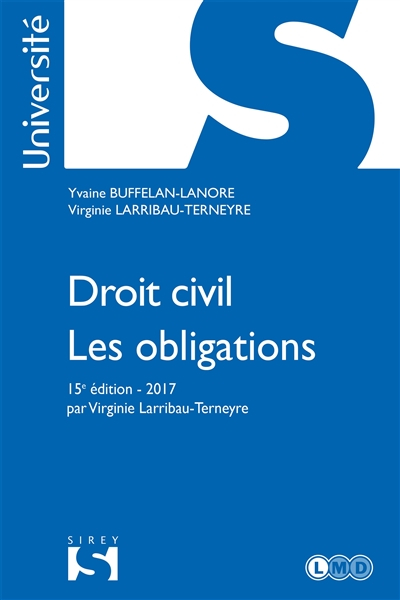 Droit civil : les obligations : 2017