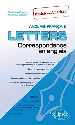 Letters : anglais-français : correspondance en anglais