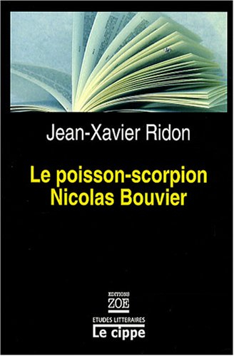 Le poisson-scorpion de Nicolas Bouvier