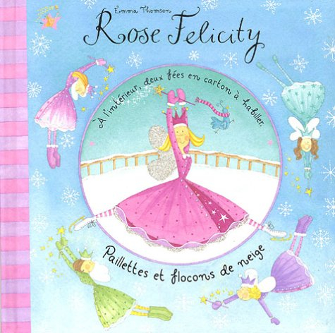 Rose Felicity : paillettes et flocons de neige