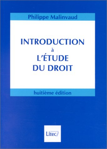 introduction à l'étude du droit. viiie édition