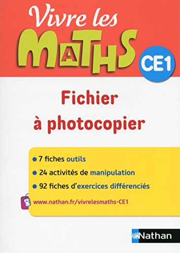 Vivre les maths, CE1 : fichier à photocopier