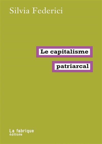 Le capitalisme patriarcal
