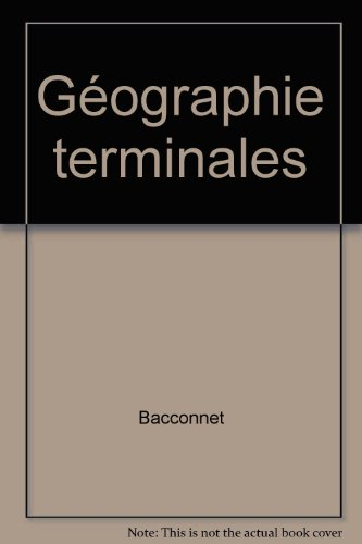 Géographie : terminales