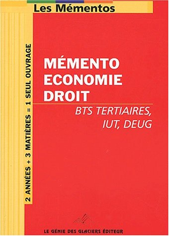 Mémento éco-droit pour BTS tertiaires