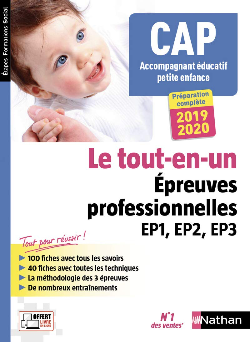CAP accompagnant éducatif petite enfance : le tout-en-un épreuves professionnelles EP1, EP2, EP3 : 2