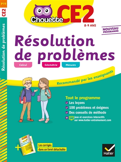 Résolution de problèmes CE2, 8-9 ans : nouveau programme