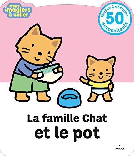 La famille chat et le pot