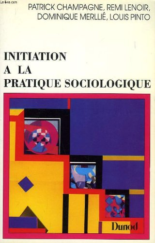 initiation a la pratique sociologique