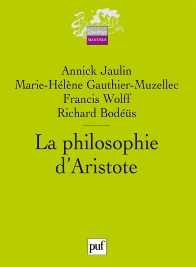 La philosophie d'Aristote