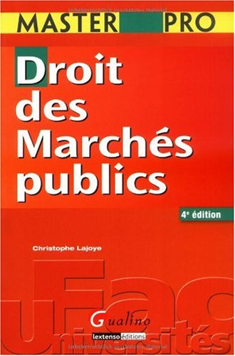 Droit des marchés publics