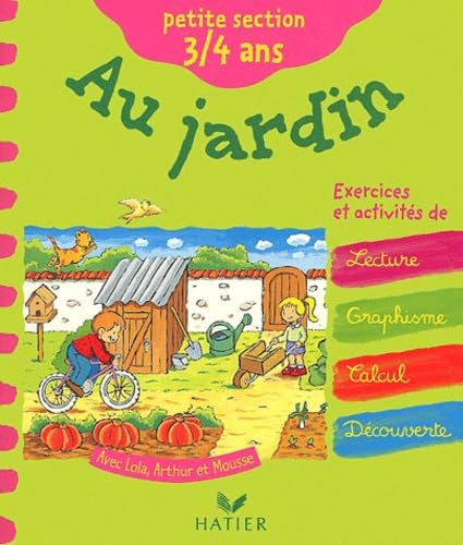 Au jardin : petite section