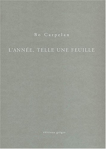 L'année, telle une feuille