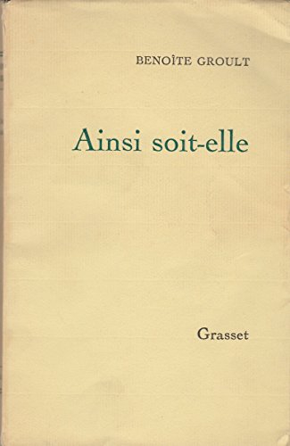 ainsi soit-elle