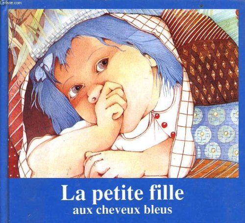 la petite fille au cheveux bleus