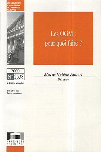 Les OGM : pour quoi faire ?