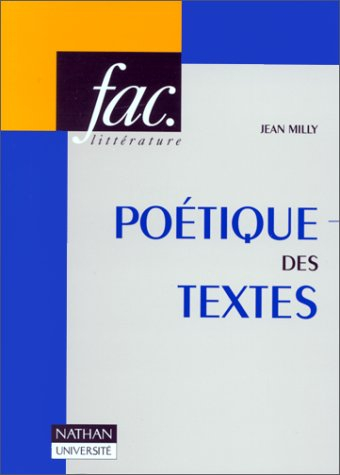la poétique des textes