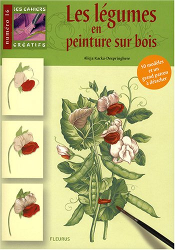 Les légumes en peinture sur bois