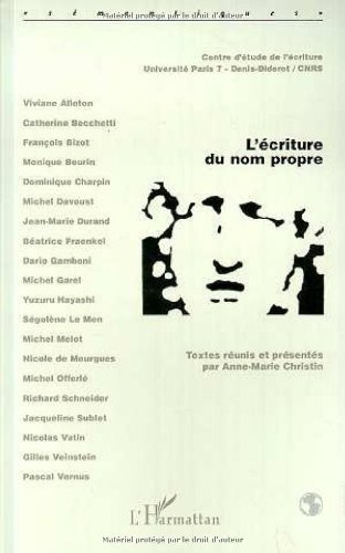 L'écriture du nom propre